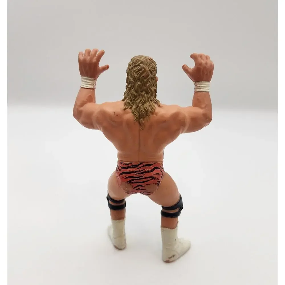 Vintage 1990 WCW Brian Pillman Action Figure Galoob Wrestler Toy Loose Red White
